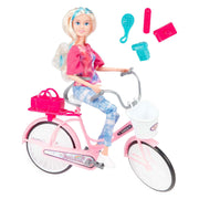 Lauren Fashion Pop auf Fahrrad mit Accessoires - afbeelding 5