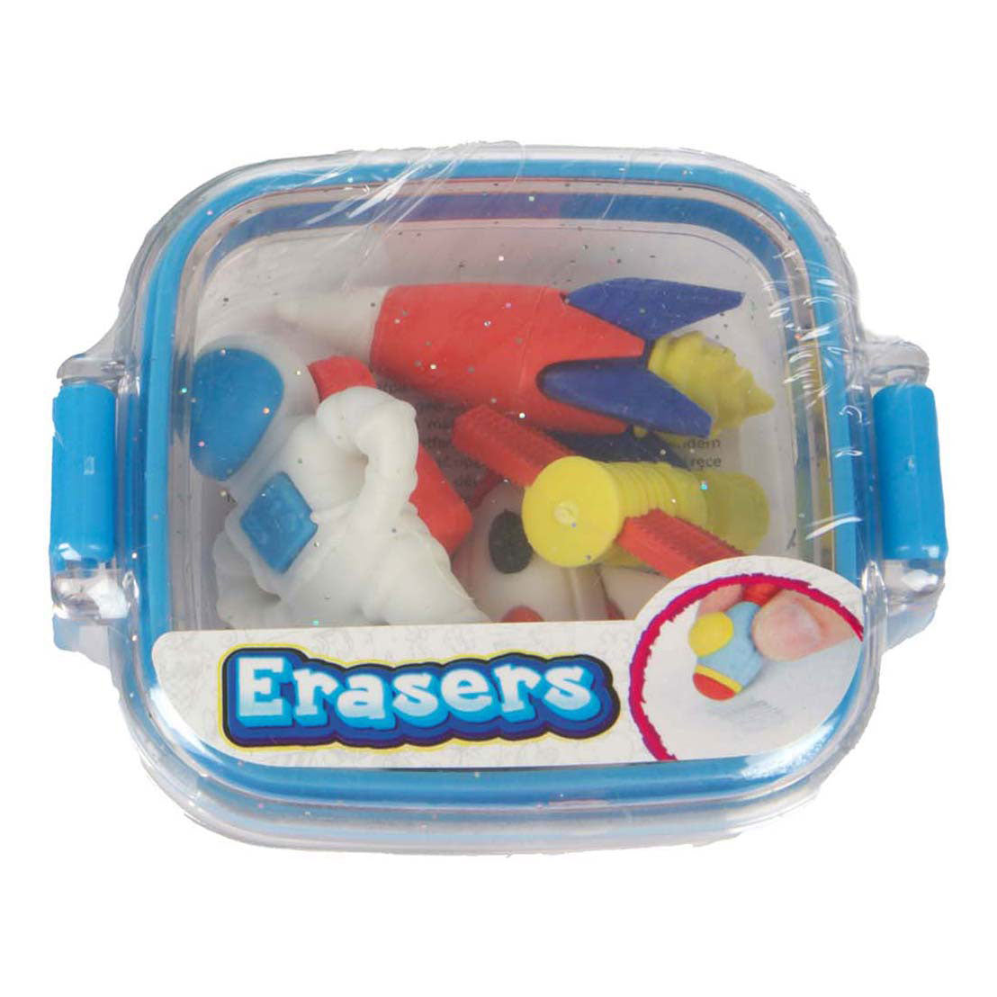 TOI -TOYS GUMMMEN MINI SET IN Glitter Box - Meerjungfrau, 5dlg.