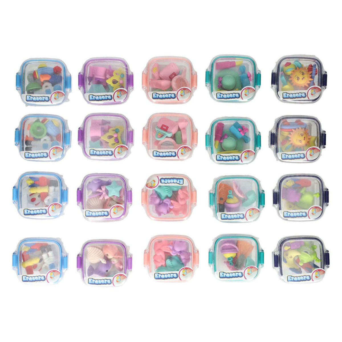 Toi-toys Mini-Radiergummi-Set-Display - 20-tlg.