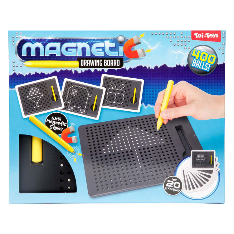 TOI-TOYS Magnetische Zeichenbrettstahlkugeln mit Stift