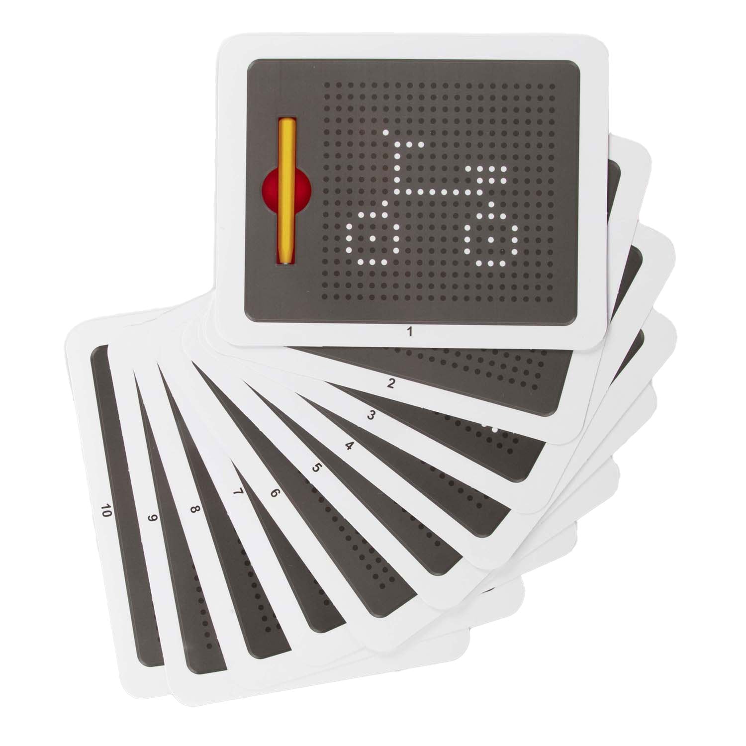 TOI-TOYS Magnetische Zeichenbrettstahlkugeln mit Stift