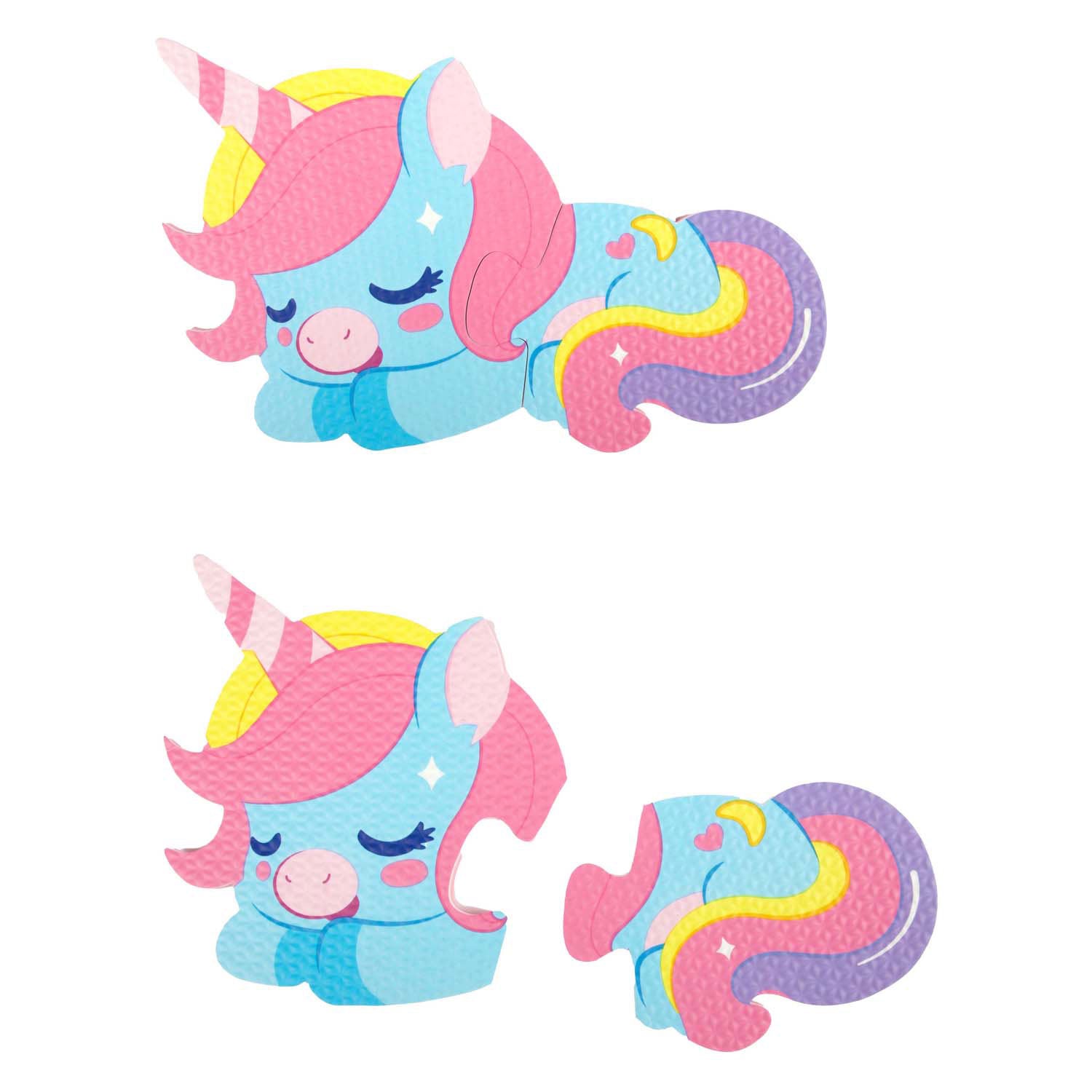 Toi-toys kleine Sterne Schaumboden Puzzle Unicorn, 36st.