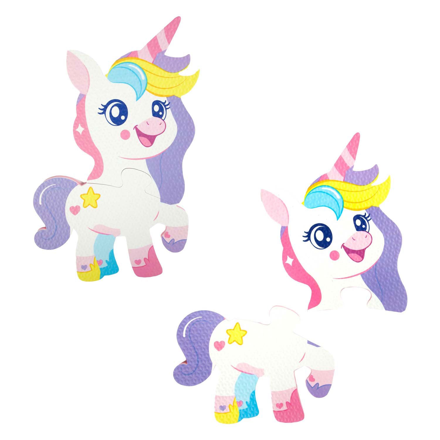 Toi-toys kleine Sterne Schaumboden Puzzle Unicorn, 36st.