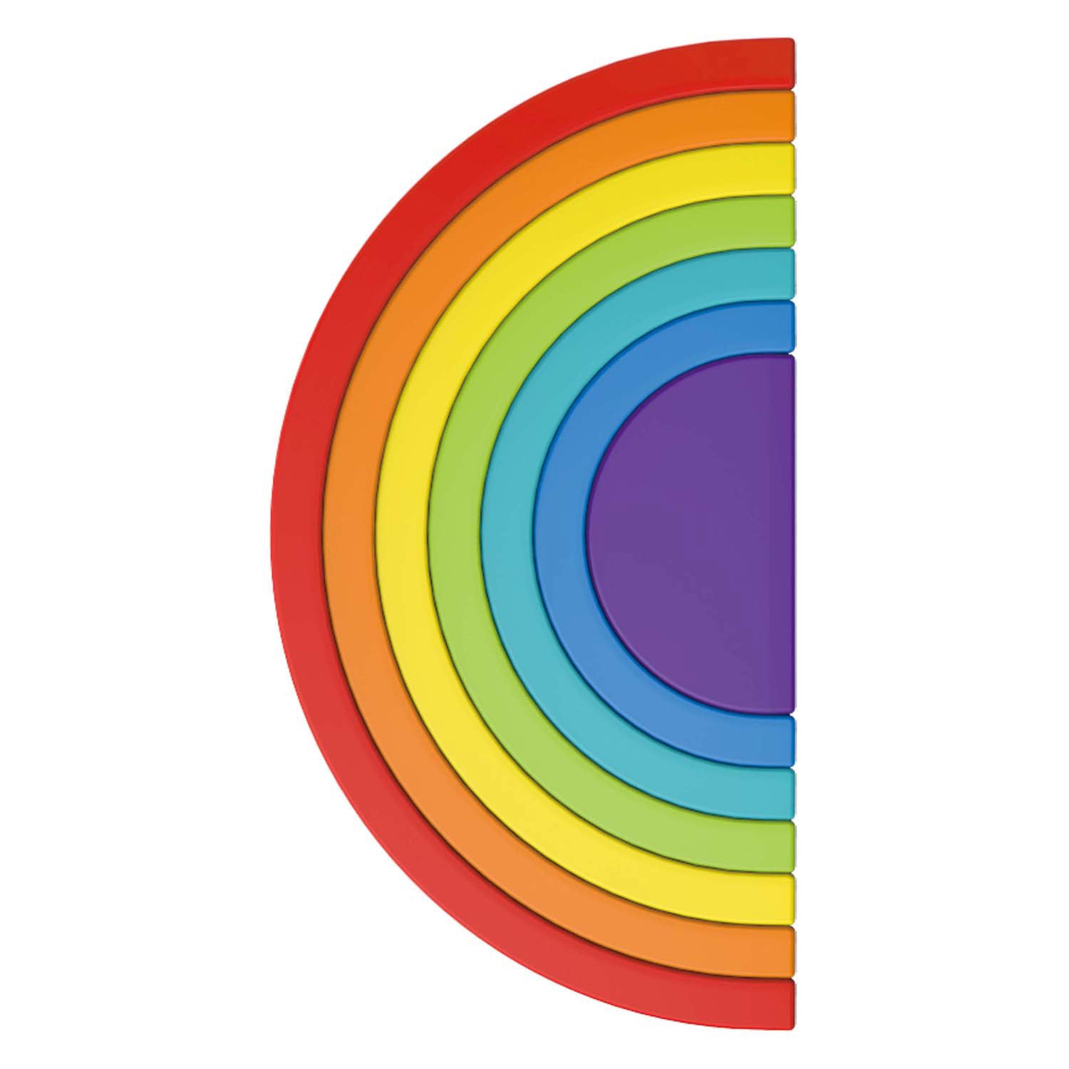 Kleine Sterne Little Rainbow Stacking Tower 7-piefe