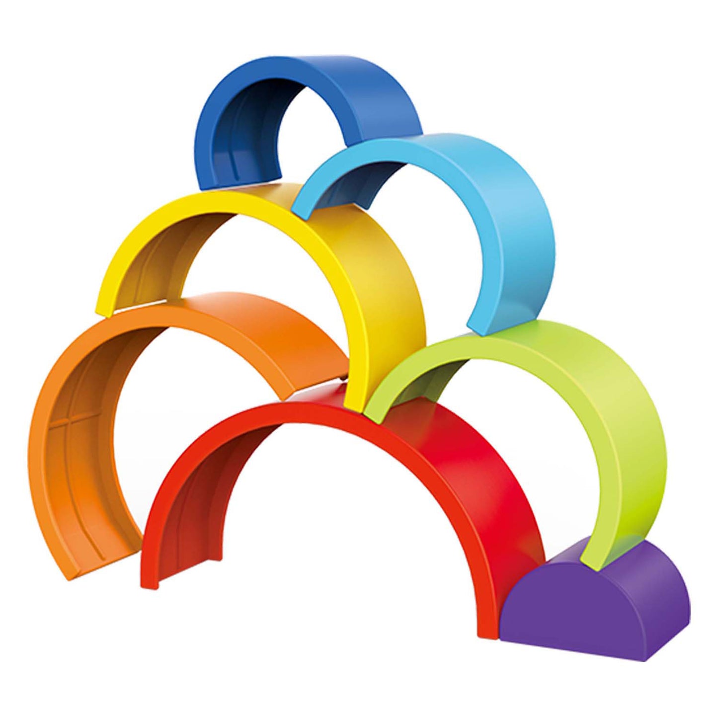 Kleine Sterne Little Rainbow Stacking Tower 7-piefe