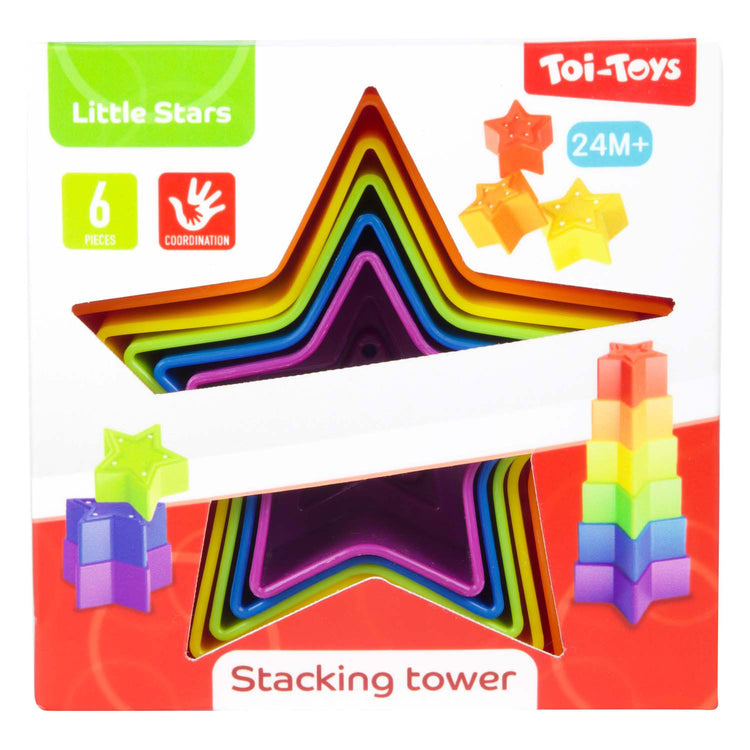 Kleine Sterne Little Stack Tower Ster 6-Stück