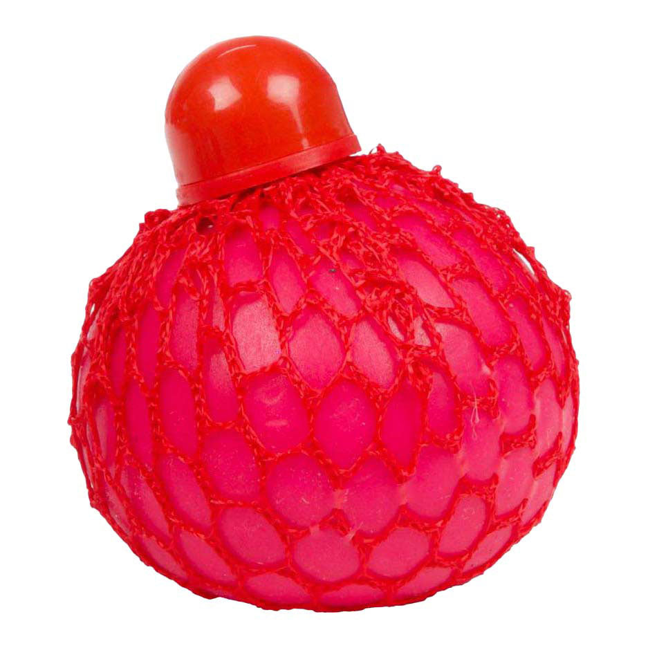 Toi-toys lustiger Quetschball Neongeflecht, 6 cm