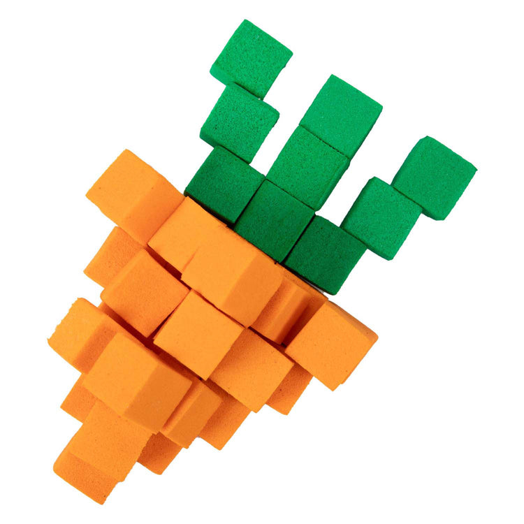 Toi-toys Puzzle Schaumstoffblöcke 1 cm selbstklebend | 6 Stück