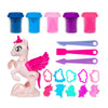 Toi-toys Sculptidough Ton-Set Einhorn, 5-teilig.