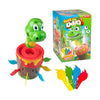 Toi-Toys-Spiel durchbohrt den Dino-Vulkan