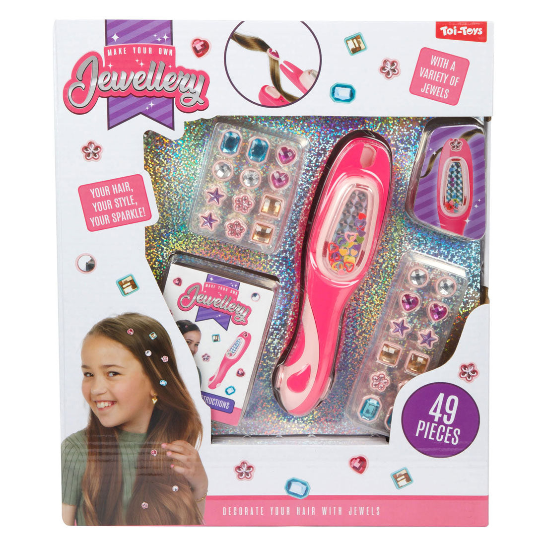 Toi-Toys-Set schmückt sie mit Juwelen – 49-teilig.