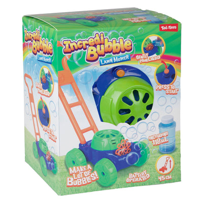 Toi-toys Seifenblasenmaschine Rasenmäher mit Seifenblasengebläse – 118 ml