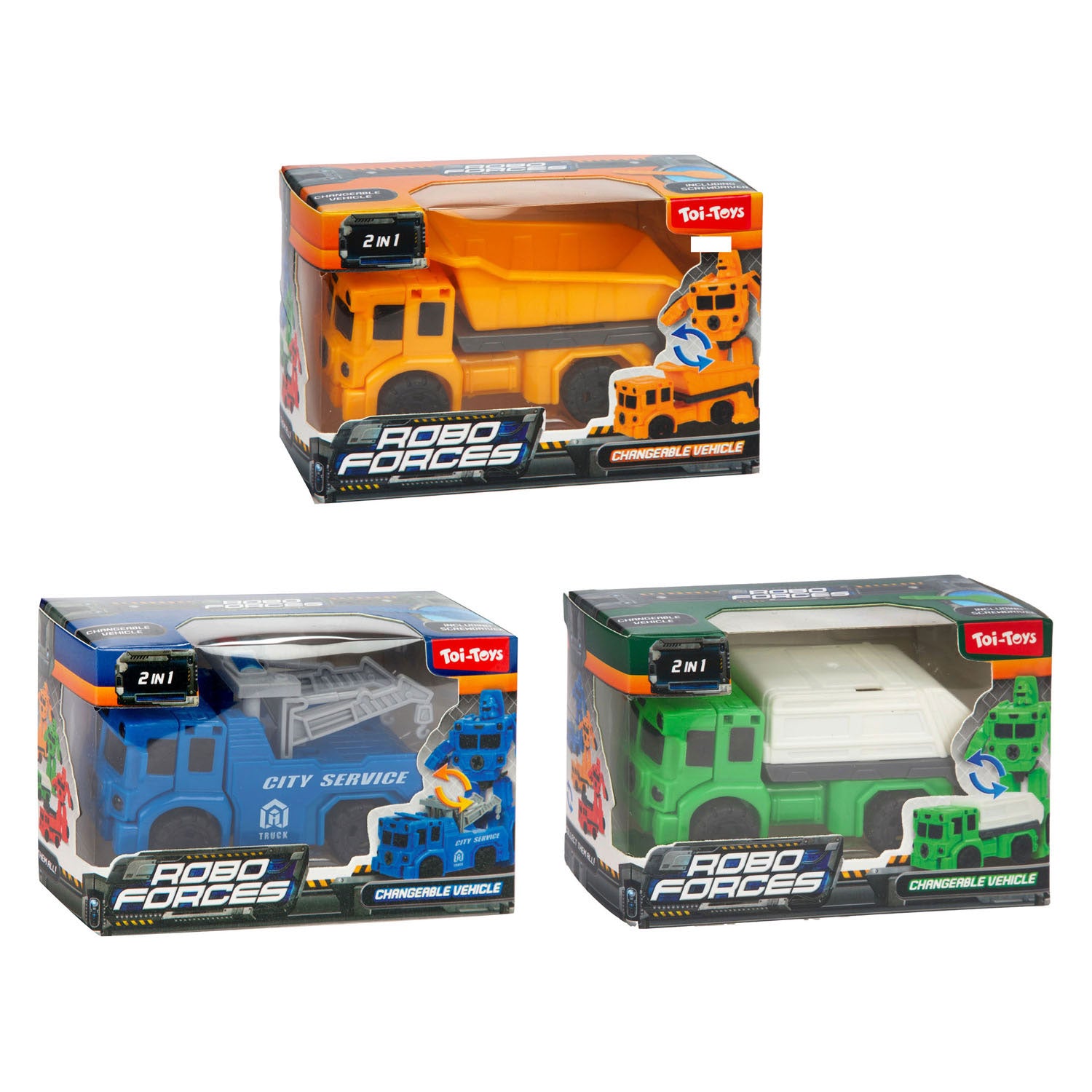 Toi-toys Roboforces Mini-Truck – 2in1