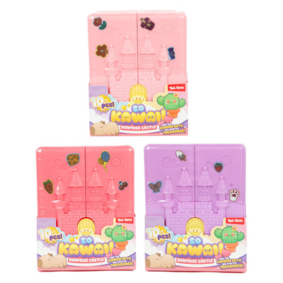 Toi-toys so kawaii Überraschungsschloss-Halskette und Perlen – 10 Stück.