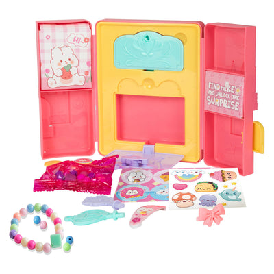 Toi-toys so kawaii Überraschungsschloss-Halskette und Perlen – 10 Stück.