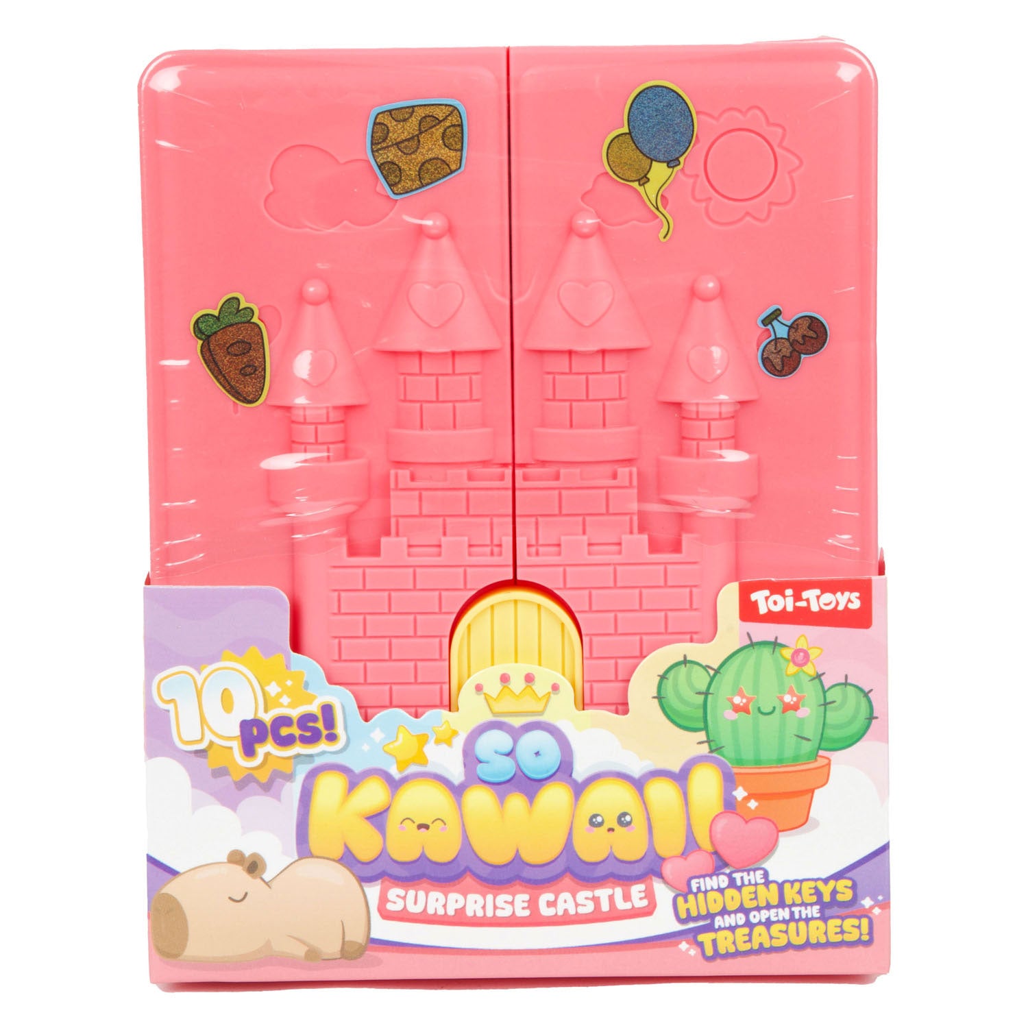 Toi-toys so kawaii Überraschungsschloss-Halskette und Perlen – 10 Stück.
