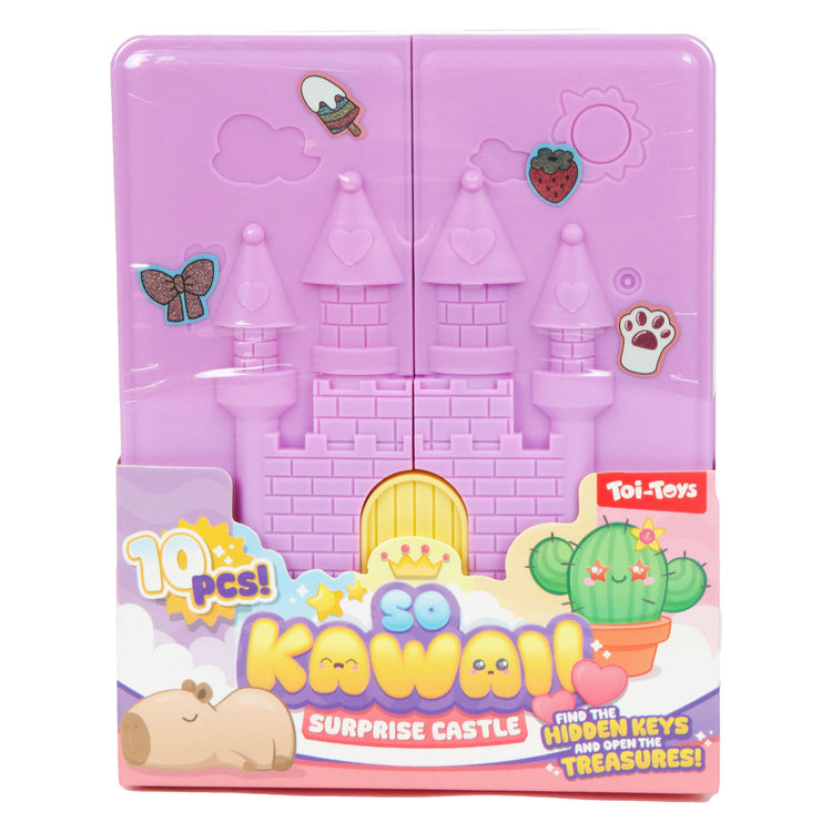 Toi-toys so kawaii Überraschungsschloss-Halskette und Perlen – 10 Stück.