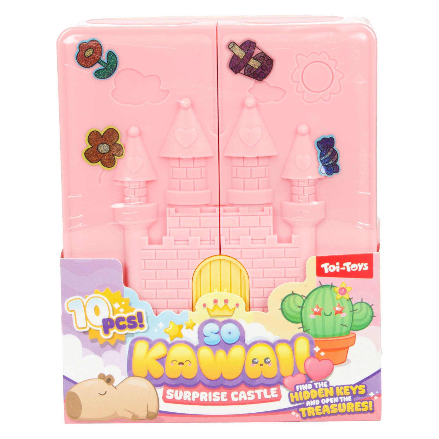 Toi-toys so kawaii Überraschungsschloss-Halskette und Perlen – 10 Stück.
