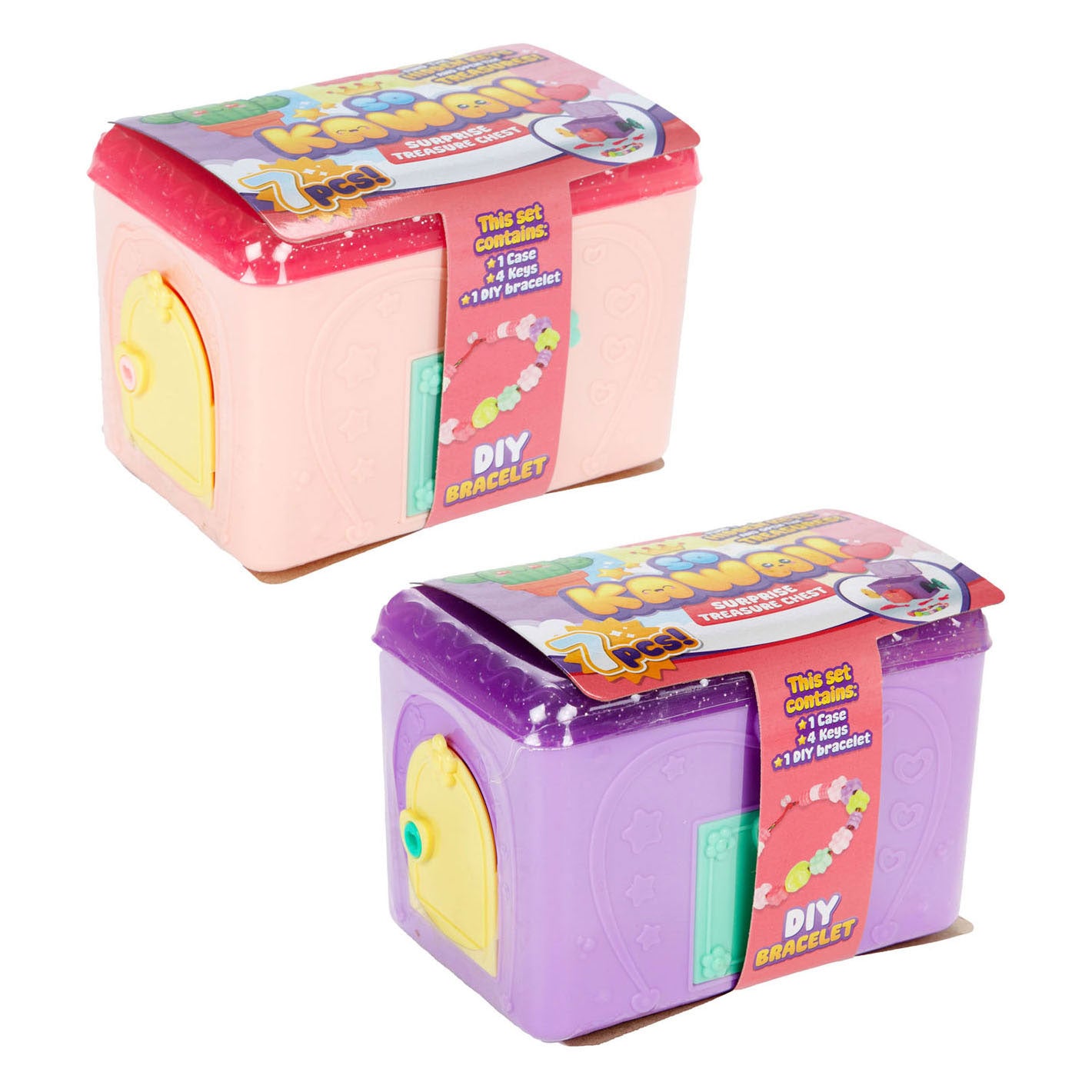 Toi-toys so kawaii Überraschungsbox-Armband mit Perlen – 7 Stück.