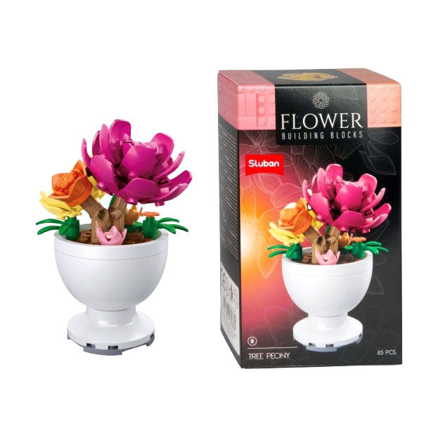Sluban-Bausteine, Blumen in der Post