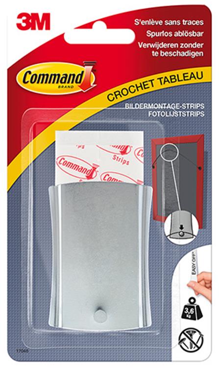 3m 1006143 - Komm. von. Bilderhakendraht + Mini-Steckstreifen | 10 Stück