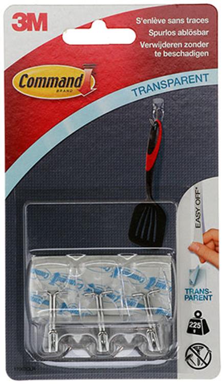 3m 1009237 - command kl klammern tr weiß | 9 Stück