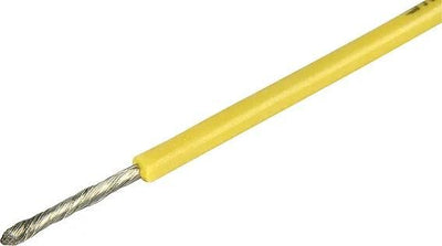 Herhth+BENS Elektrisches Caole Silikon 0,75 mm gelb 5mtr.