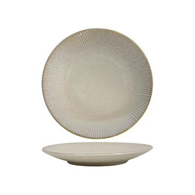 Frühstücksteller Linien ozeanbeige ø21cm