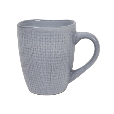 Kaffeebecher aus gewebtem Textil, grau, 340 ml