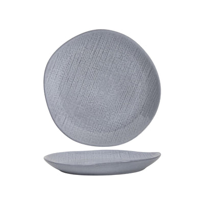 Speiseteller aus Textilgewebe grau ø27cm