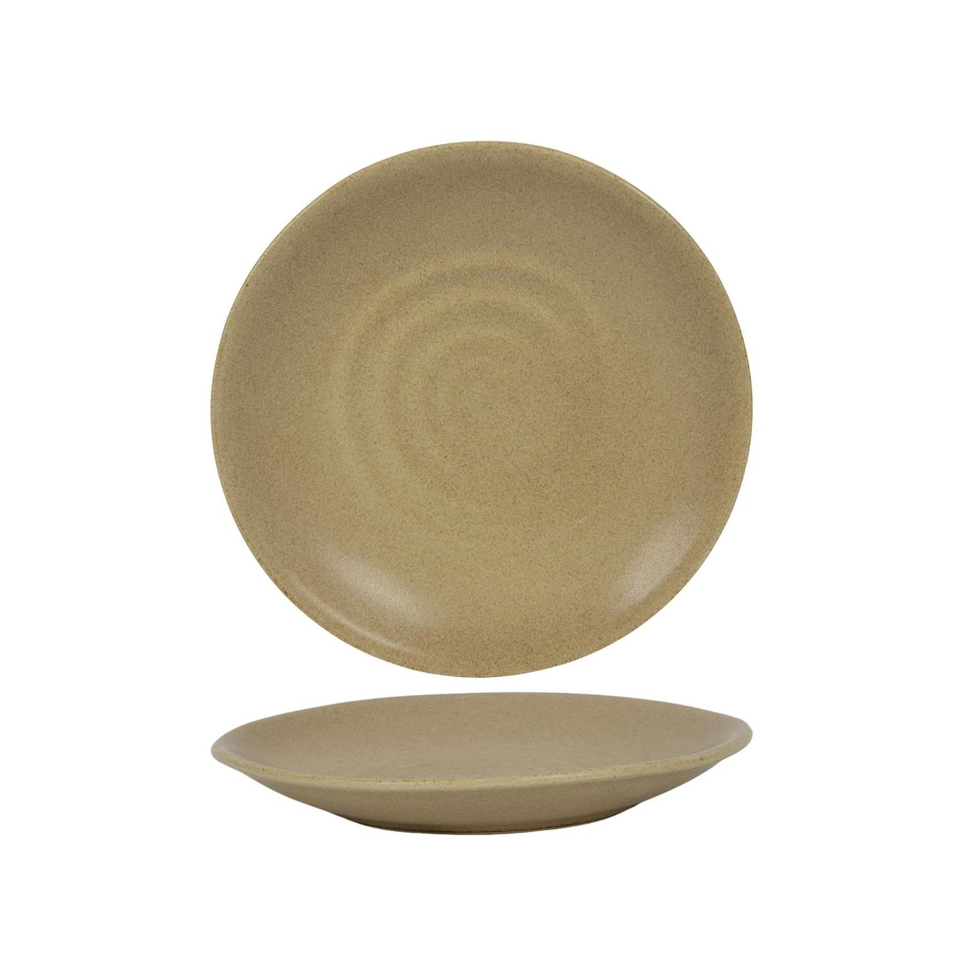 Teller Ton Beige ø21,7cm Box mit 6 Stück