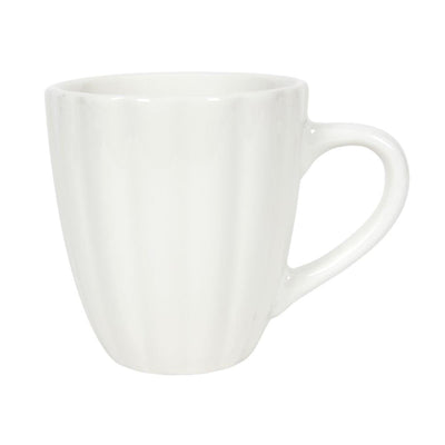 Svenska Living Becher 350ml Flower Off White 6St