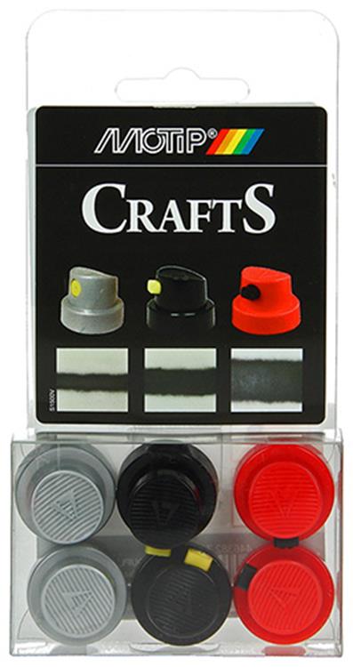 Motip 1053855 - 446382 Bastel-Sprühdüsen-Set | 1 Stk