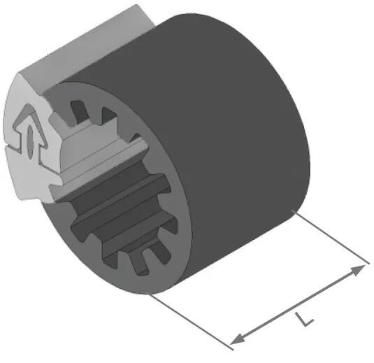 Heth+Buss Clipfix Spacer H+B Inner-D = 9,5 mm, L = 20 mm