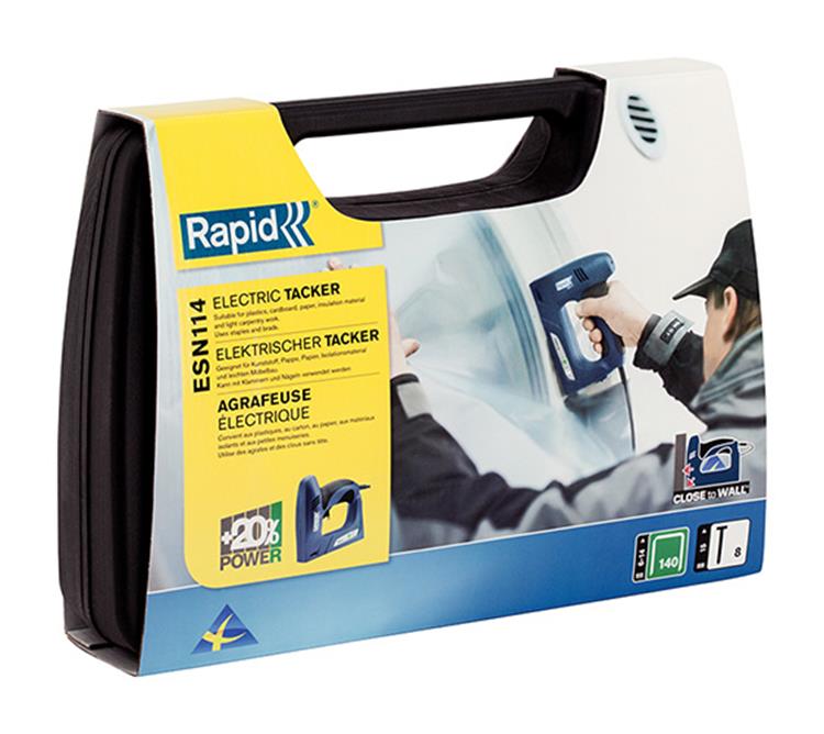 Rapid 1009553 – Koffer für elektrisches Heftgerät ESN114 | 1 Stk