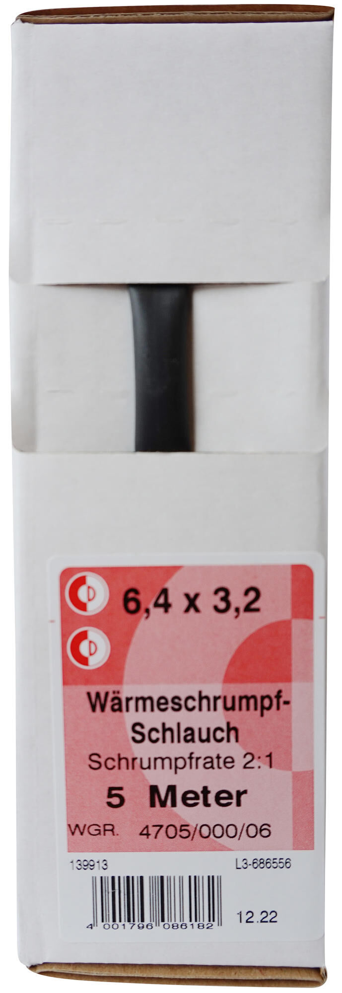 Dresselhaus Shtink Tube 6,4 mm Kart.A 5 m