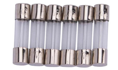 Kleiderhausglassicherungen 5x20mm für Auto Radio 1A 6 -Piece