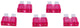 Kleiderhaus flache Sicherung 4A Pink
