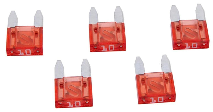Bald in Flat Fuse Mini 10A Red 5 PCs.