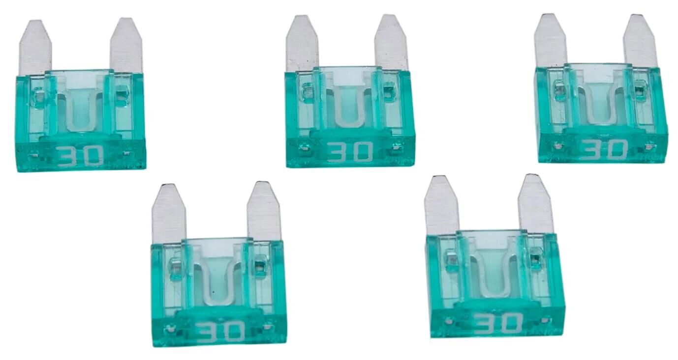 Bald in Flat Fuse Mini 30A hellgrün 5 Stcs.