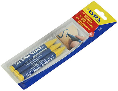 Lyra 1052115 - Markierungskreide 3 Stück ø12x120mm gelb | 5 Stück