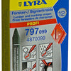 Lyra 1004744 - Markierungskreide 12 Stück ø12x120mm schwarz | 4 Stück