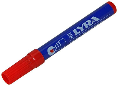 Lyra 1010971 - wasserfester Marker diagonal rot 111 | 10 Stück