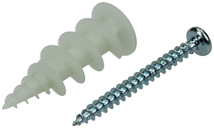 Celo 1008008 – Gipskartondübel mit Schraube Nylon 9gkdpz 50 Stück | 2 Stk