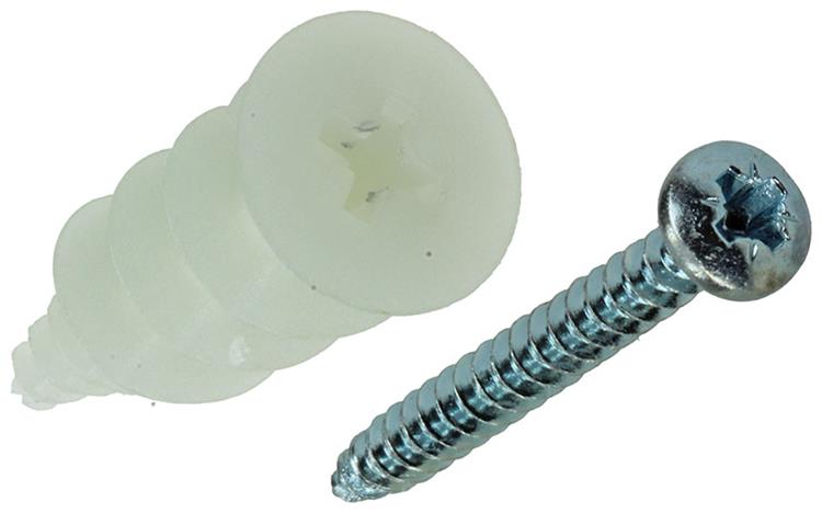 Celo 1008008 – Gipskartondübel mit Schraube Nylon 9gkdpz 50 Stück | 2 Stk