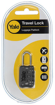 Yale 1018569 – Gepäckkombinations-Vorhängeschloss grau YP2 23 128 1g 23 mm | 5 Stück - afbeelding 3