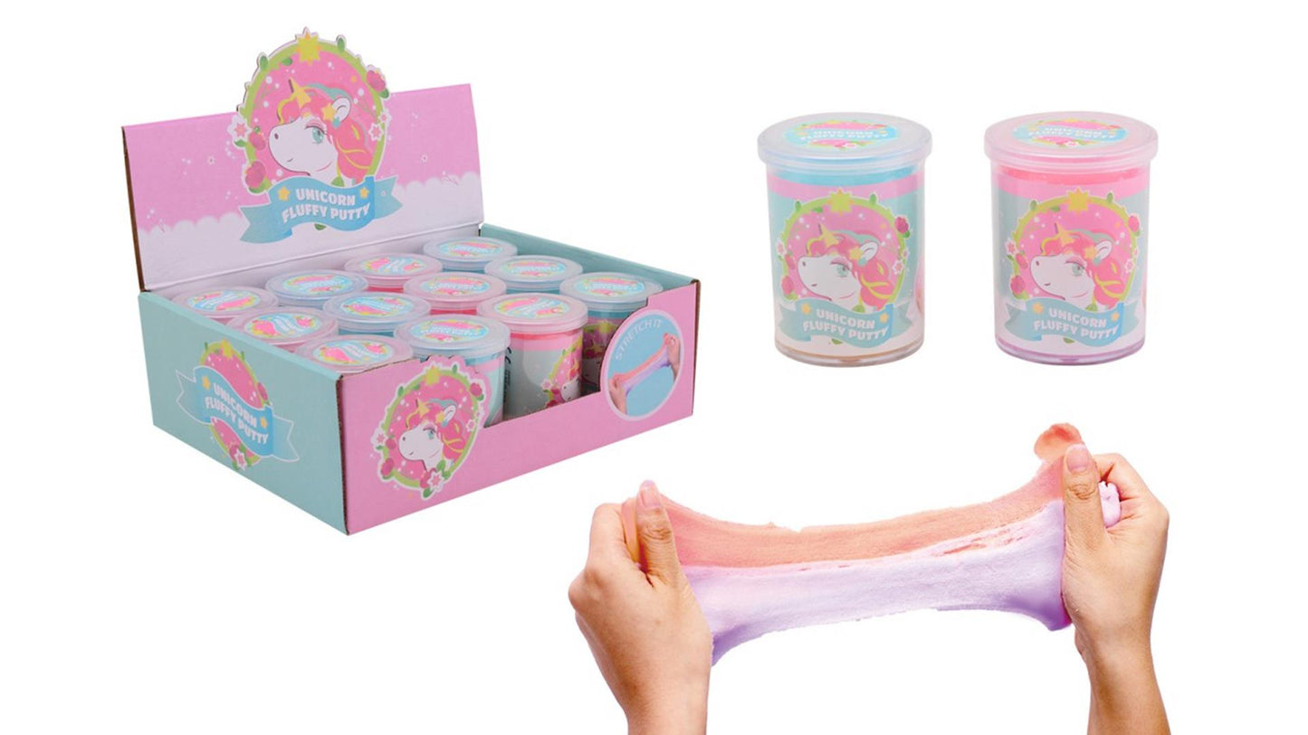 Johntoy Fluffy Einhorn Putty