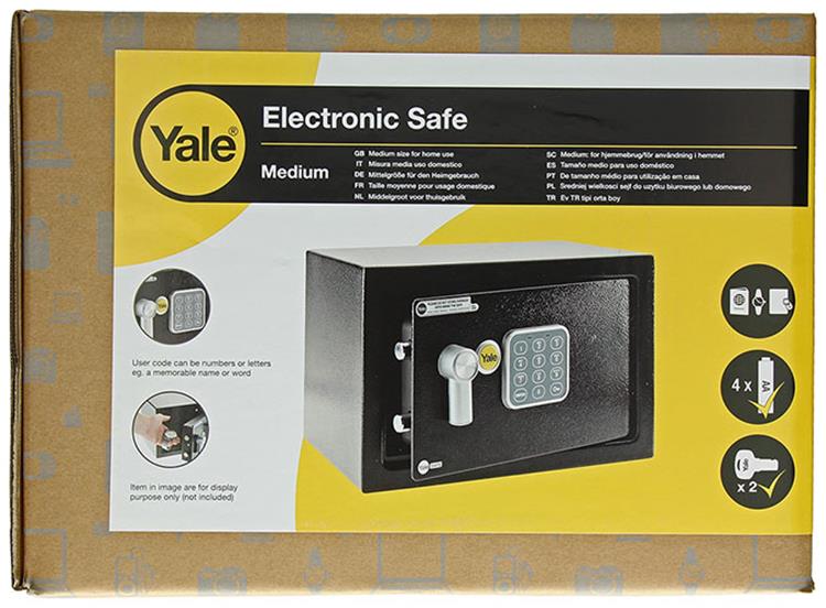 Yale 1005303 – Home Safe Value Line ypysv250db1 250 x 350 x 250 mm | 1 Stk