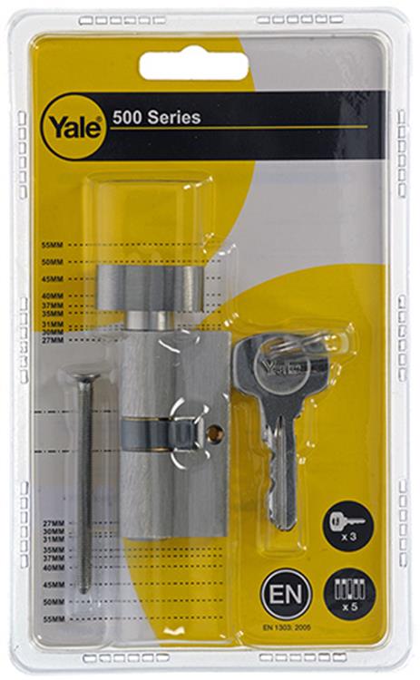 Yale 1006532 - Knaufzylinder 500 MV 60 mm (30 30) | 1 Stk