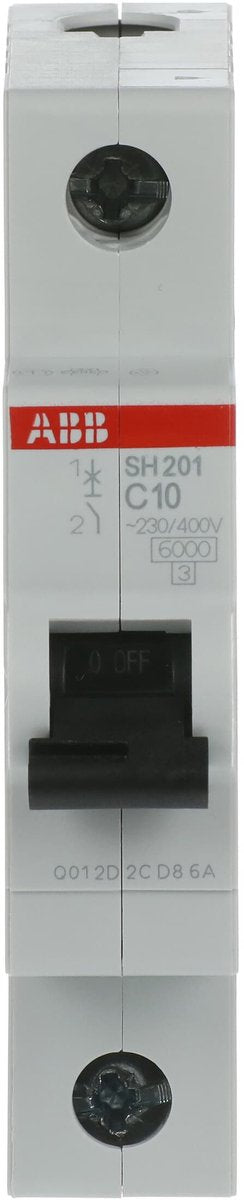 Busch-Jaeger ABB Installationsschutzschalter 1-polig 10a - SH201-C10 - Typ C
